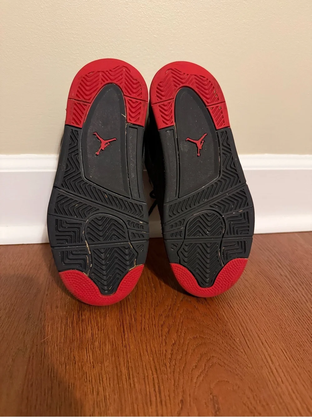 Jordan 4 RM PS Bred Black Varsity Red Kids Size 1Y Sneakers FQ7936-060